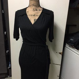 Banana Republic Wrap Little Black Dress